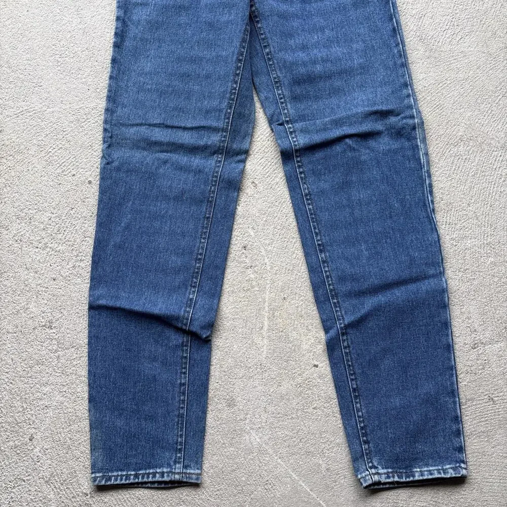 Deadstock LEE Women’s Mom Jeans Light Wash Denim Sz 9 L Vintage Relaxed Fit 300